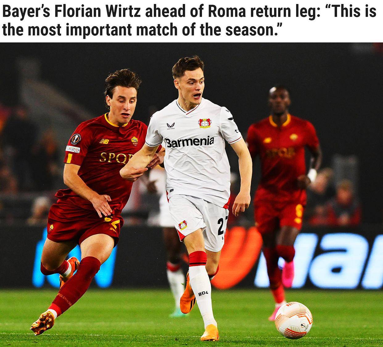 荷兰逆转勒沃库森，阿什拉夫关键制胜